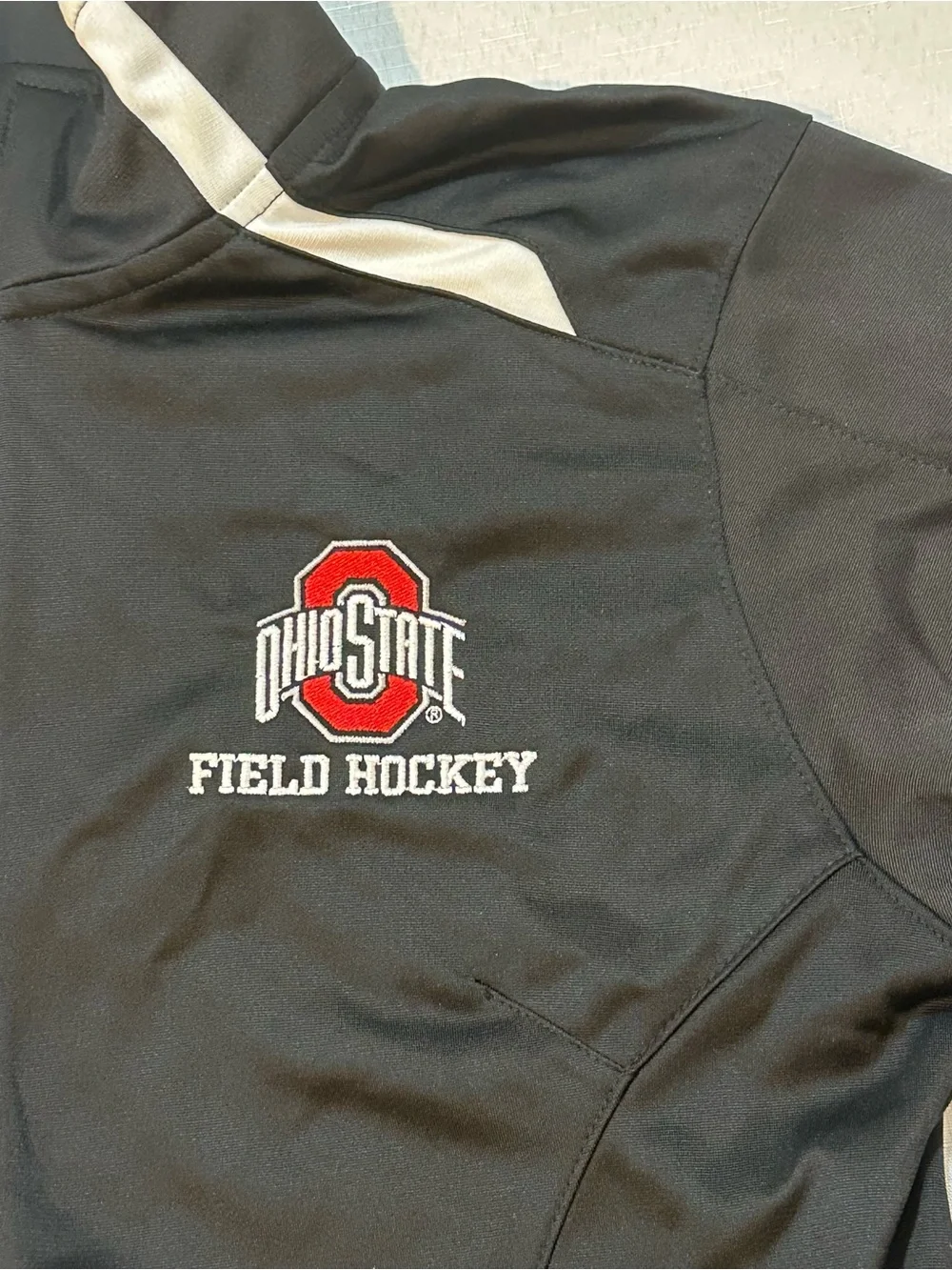 Nike Ohio State Field Hockey Full Zip Jacket Black White Small